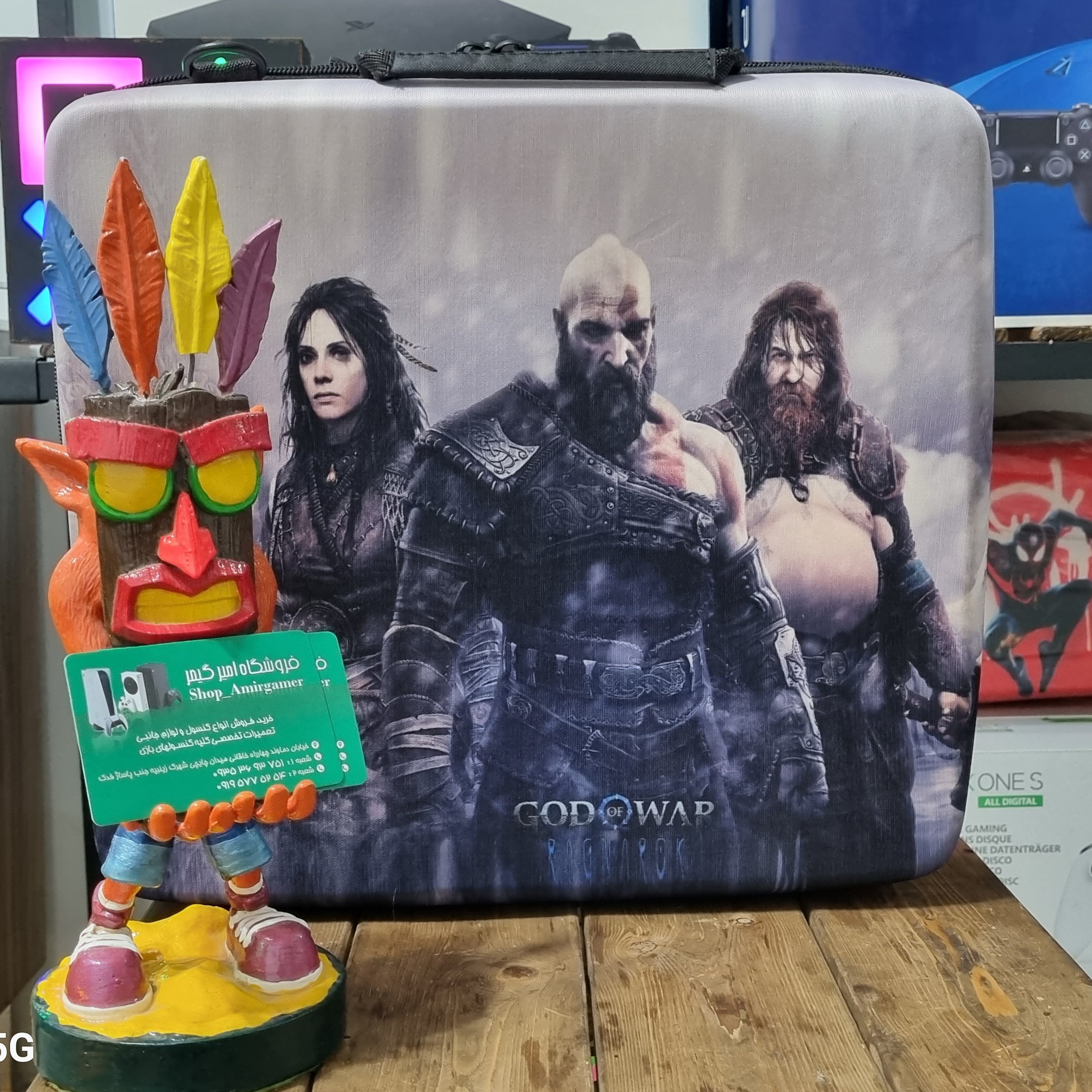 کیف نگهداری و حمل ps4طرح god of war