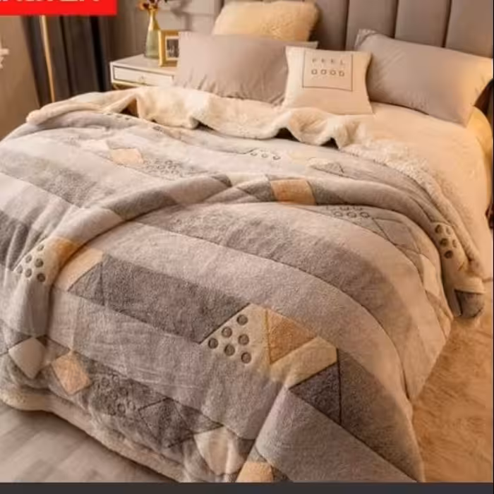 روتختی مخمل تدی و دوتا تشک مهمان