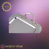 سینی پذیرایی استیل فجر بدون پایه کوچک ( نقره ای )