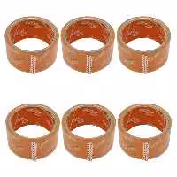 خرید چسب پهن 40 یارد رابو (نارنجی) با عرض 5 سانتی متر بسته 6 عددی