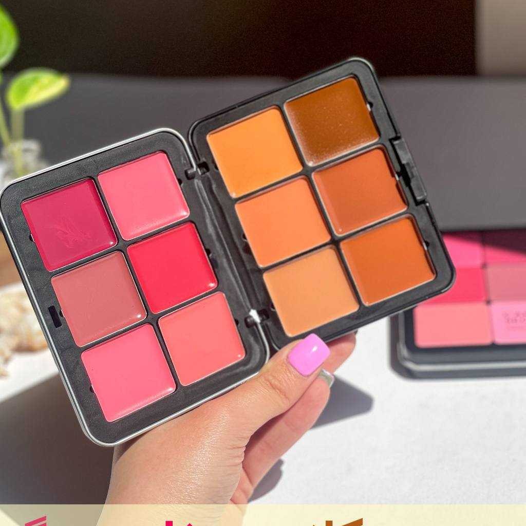 پالت چرب کانتور کانسیلر رژلب و رژگونه Carla secret