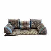 ست 7 تکه پشتی ترمه مدل شاه نشین - کد 6969