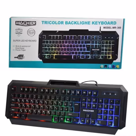 کیبورد گیمینگ مچر (Macher) مدل MR-360



