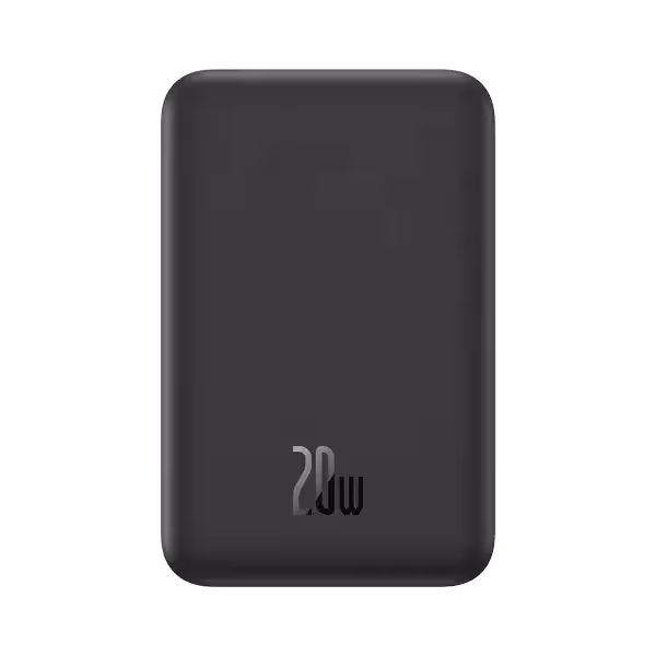پاوربانک 20 وات بیسوس مدل Magnetic Mini wireless fast charge ظرفیت 5000 میلی آمپر ساعت