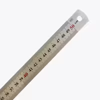 خط کش فلزی 50 سانتی متری