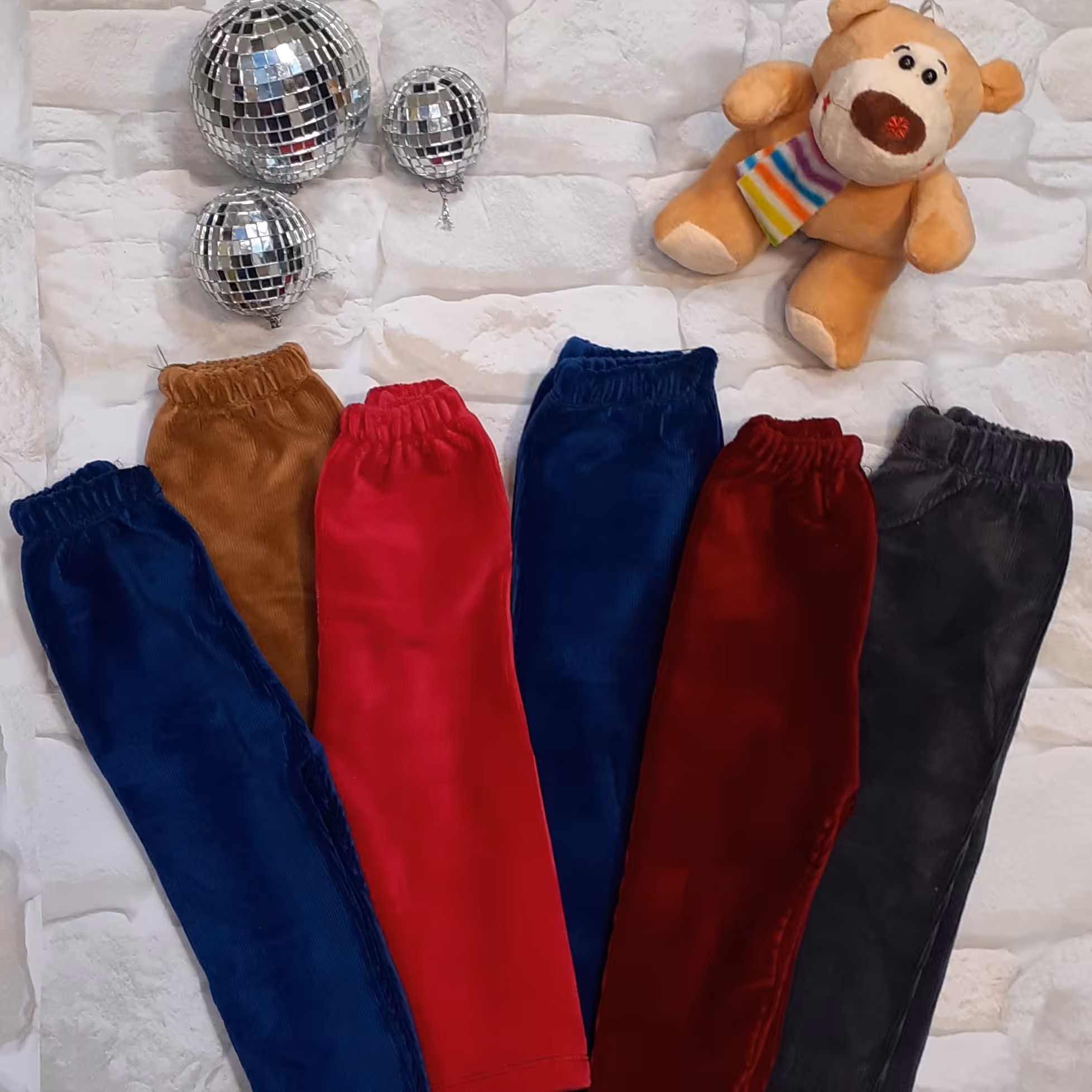 شلوارگرم مخمل کبریتی دخترانه