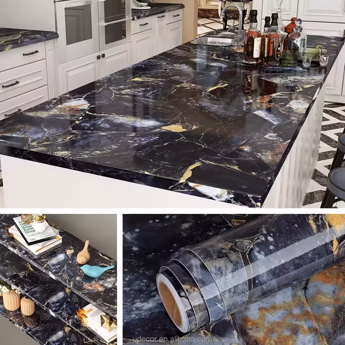 برچسب کابینت طرح سنگ S(5متری)ارسال رایگان 