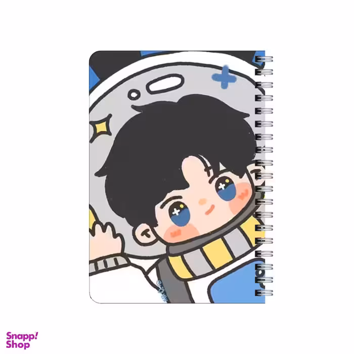 دفترچه یادداشت بامبیلیپ مدل چوبی طرح پسر کهکشانی کد 5742161