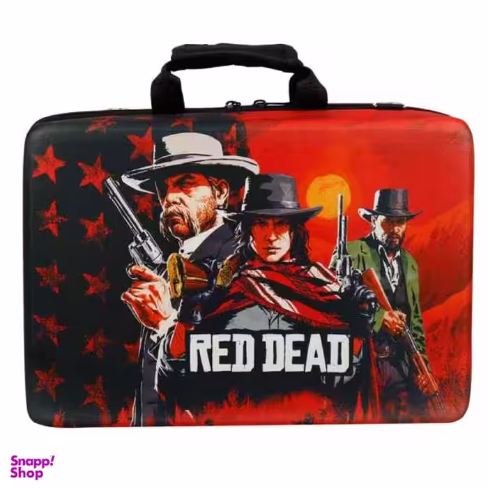 کیف حمل کنسول بازی پلی استیشن 5 مدل Red Dead Redemption کد ۰۰۲