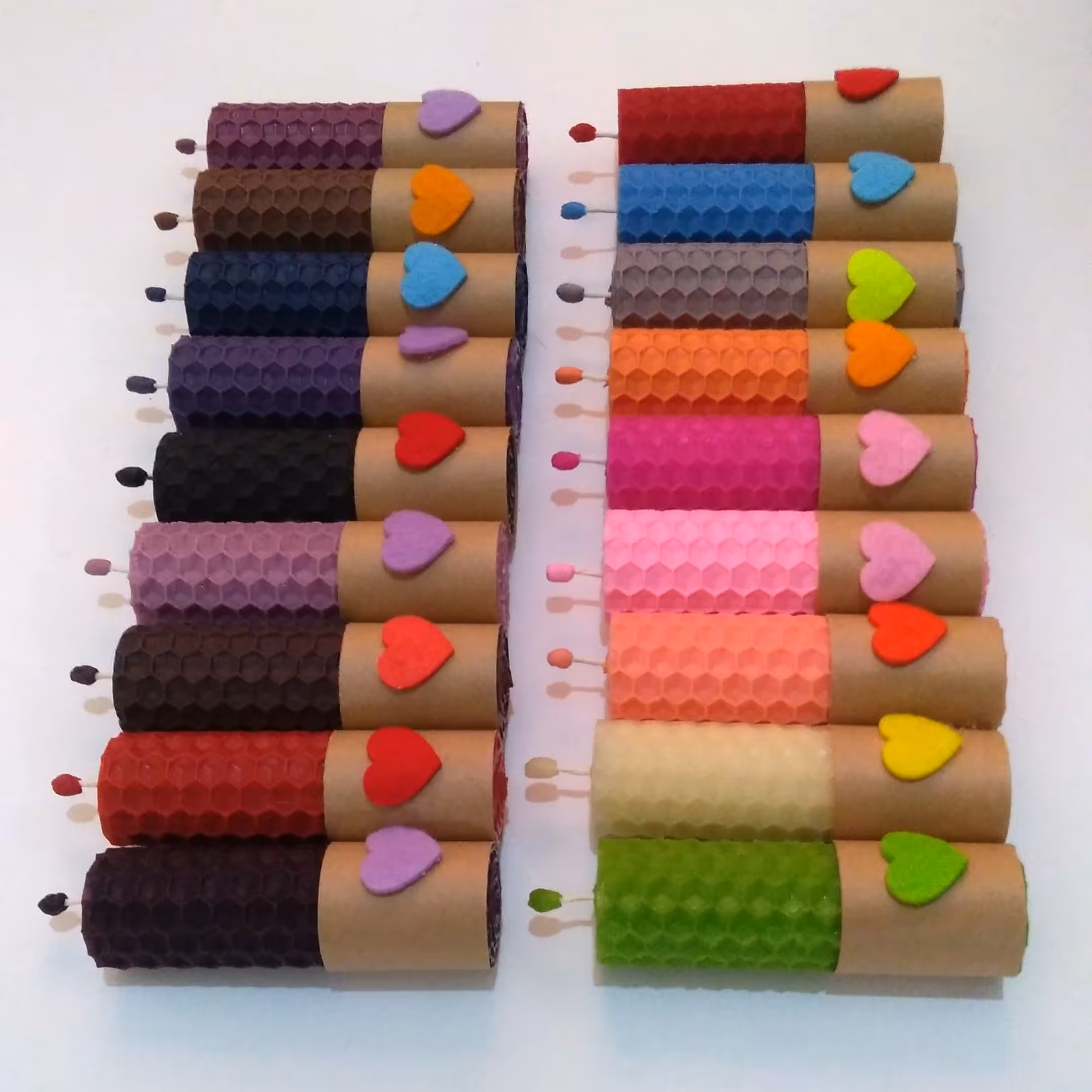 شمع موم عسل قد 7 قطر 2 سی عدد