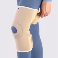 زانوبند نئوپرن ساده قابل تنظیم مدل طب و صنعت کد 41400 در سایزهای مختلف 