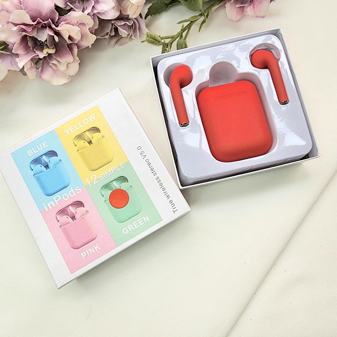 ایرپاد طرح inpods 12  مناسب گوشیهای اندروید و آیفون کیفیت عالی 
