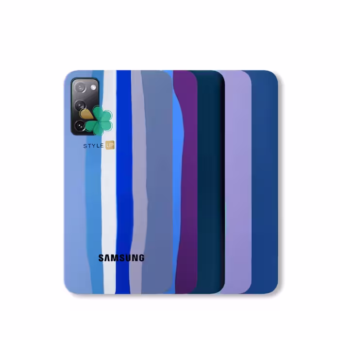 قاب سیلیکونی گوشی سامسونگ Samsung Galaxy S20 FE 5G مدل رنگین کمان