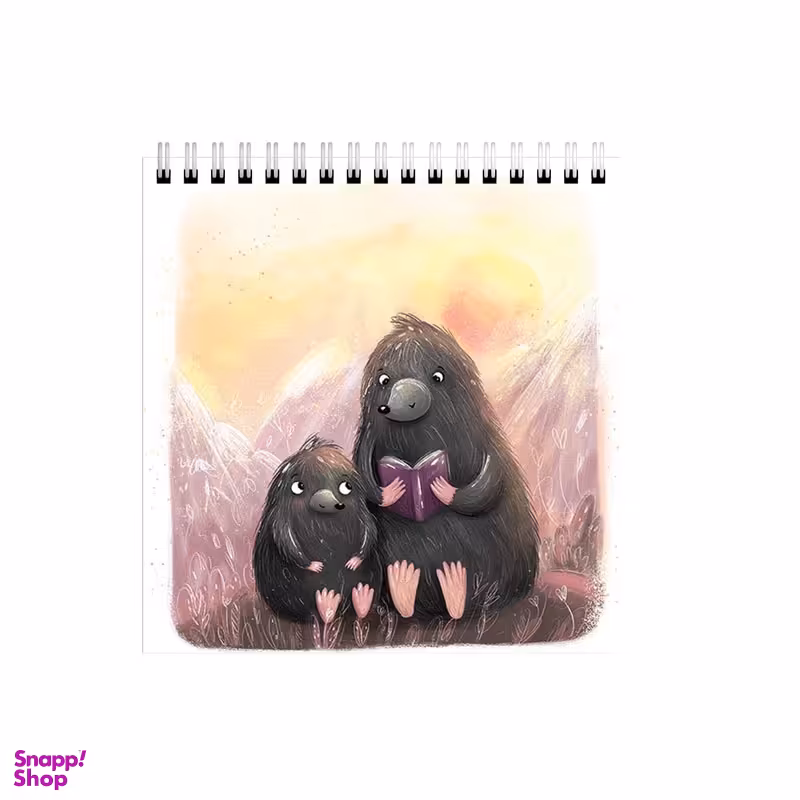 دفتر طراحی بامبیلیپ طرح پنگوئن سیاه کد 4360192