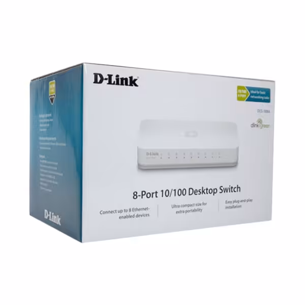 سوئیچ شبکه 8 پورت دی لینک D-link DES-1008A