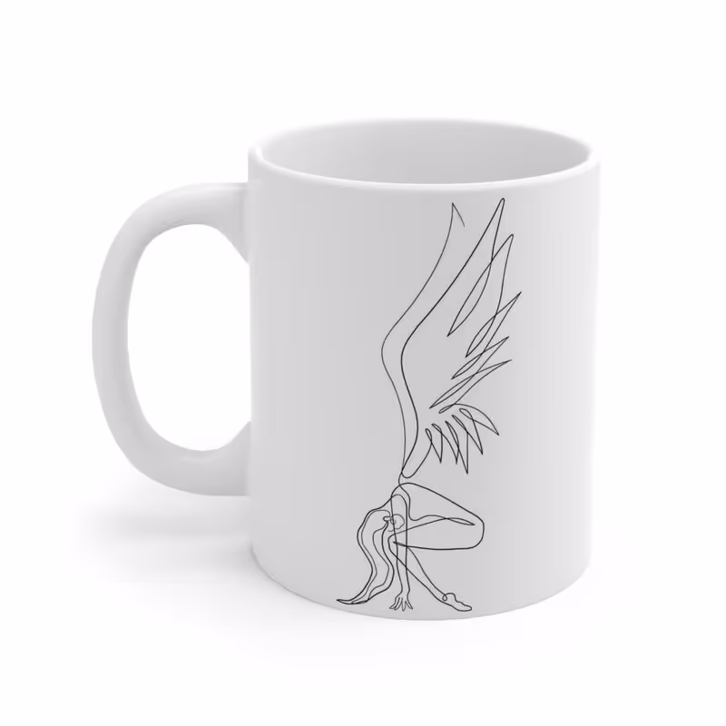 ماگ طرح مینیمال خطی مدل NM1792