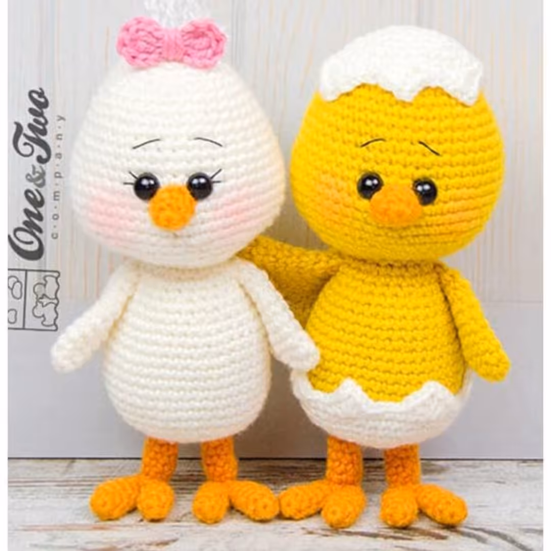عروسک دستبافت جوجه دختر یا پسر قیمت درج شده مربوط به یک عروسک است