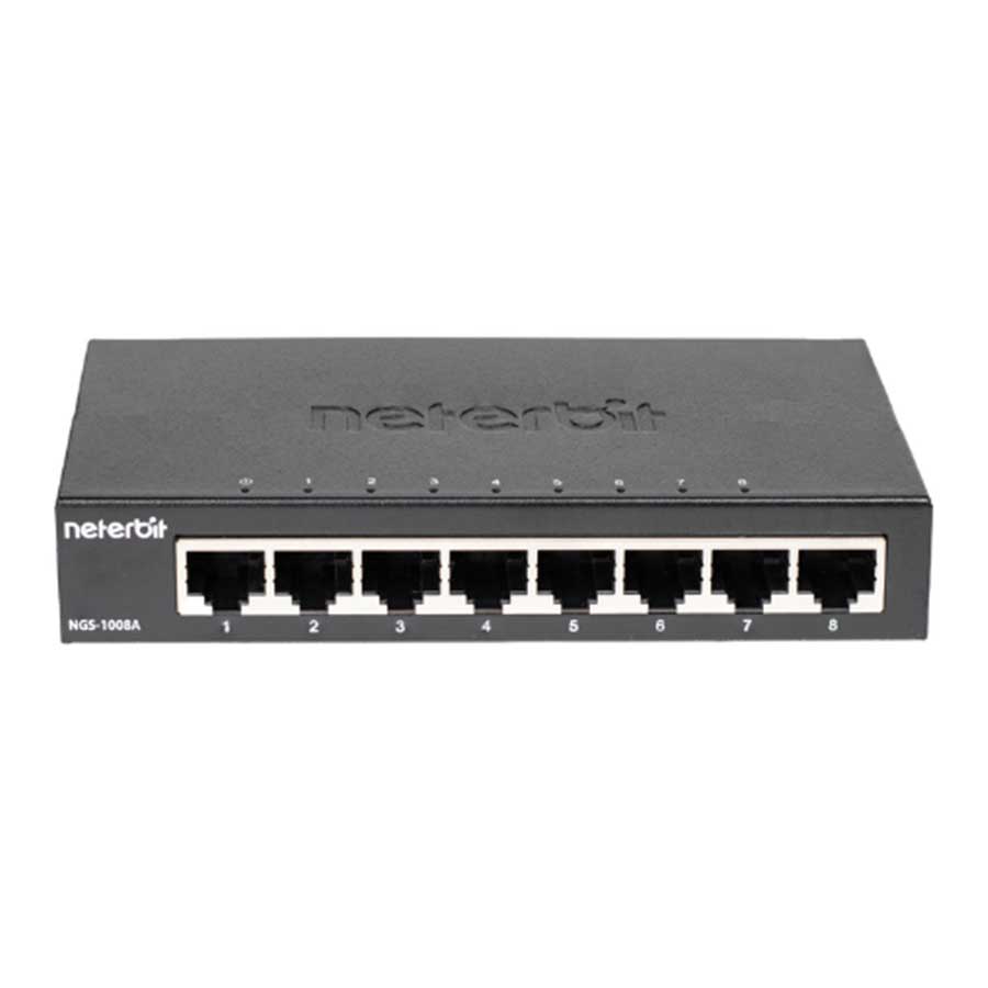 قیمت و خرید سوييچ 8 پورت گیگابیت نتربیت مدل NGS-1008A | یاس ارتباط