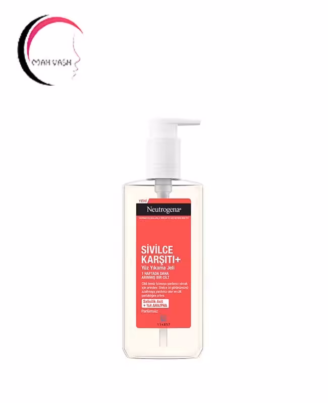 ژل شستشوی صورت ضد جوش پلاس نوتروژینا حجم 200 میل