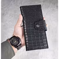 ست کیف و ساعت مچی  سیتیزن CITIZEN مدل 1364 دارای روزشمار و باکس مشکی