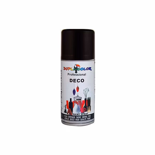 اسپری رنگ مشکی دوپلی کالر مدل DECO حجم 150 میلی لیتر
