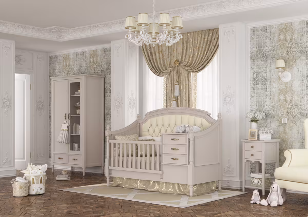 سرویس خواب نوزاد به نوجوان مدل کلاسیکولد