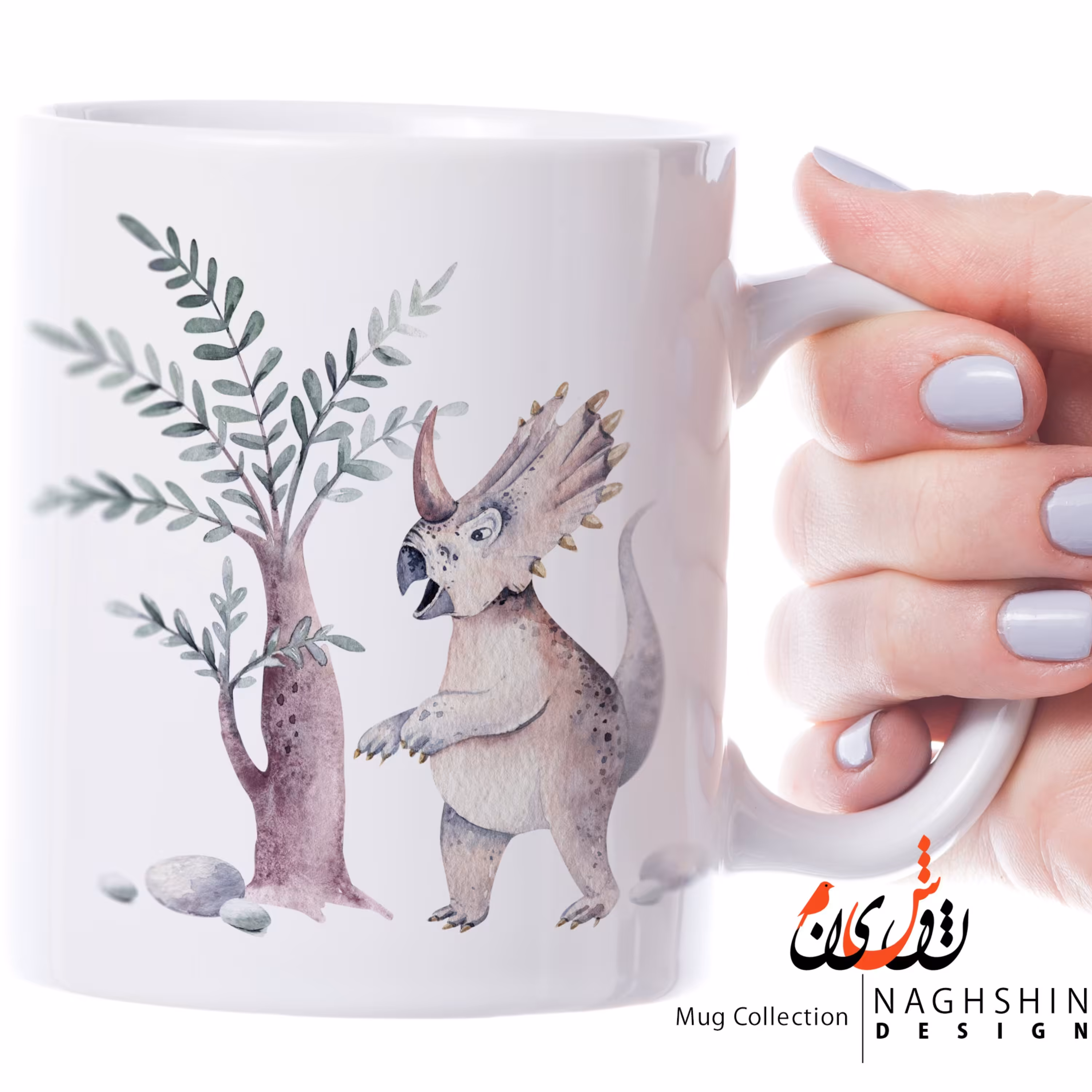 ماگ سرامیکی طرح Dino - چاپ سابلیمیشن - کیفیت عالی