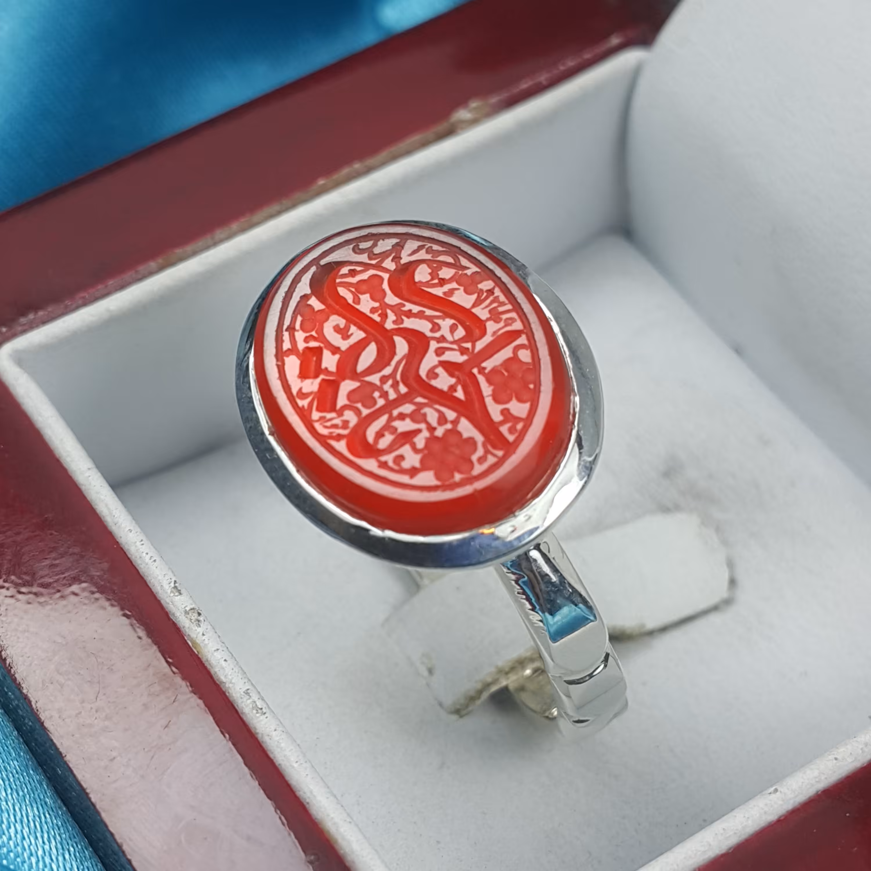 انگشتر عقیق سرخ یمنی (12)