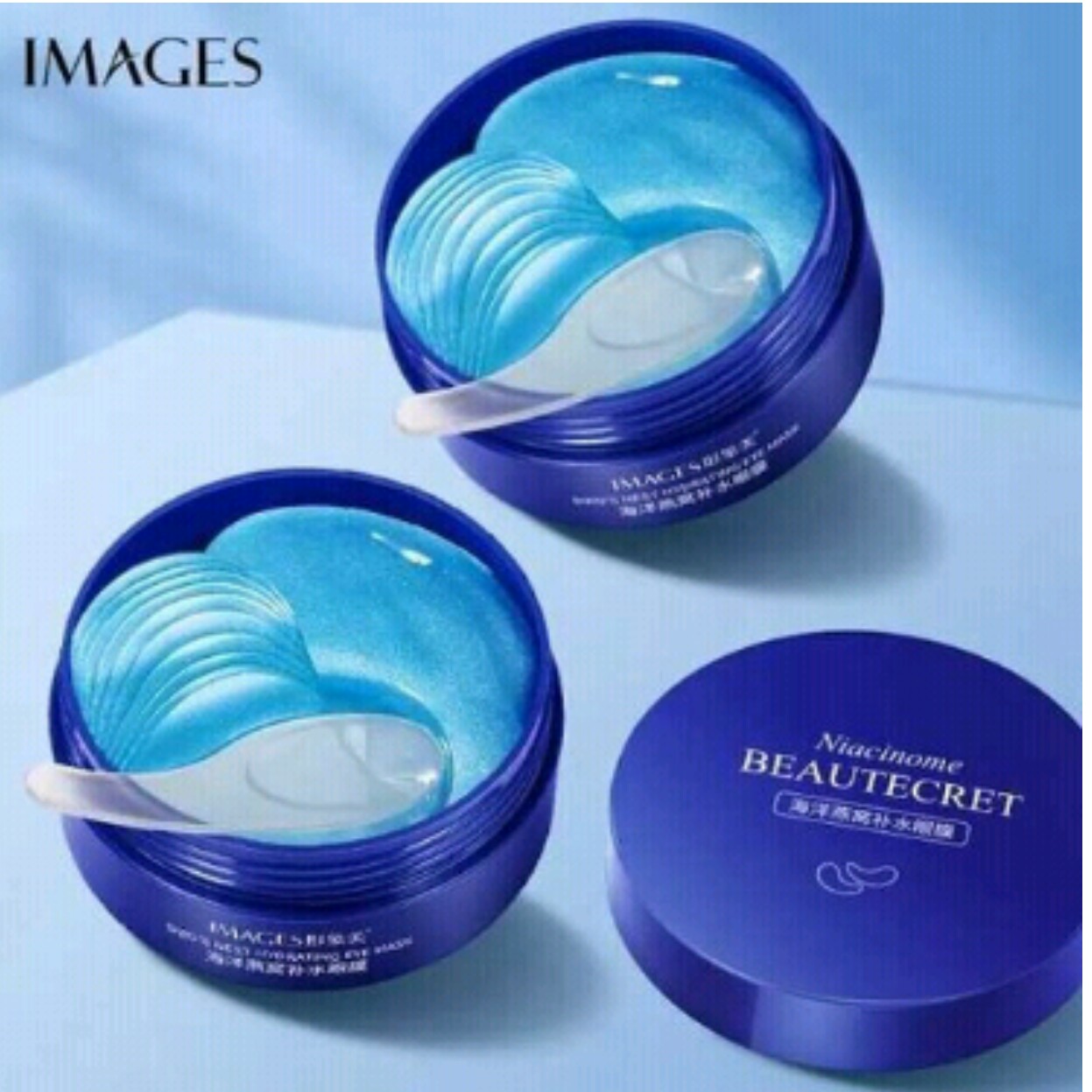 پچ زیر چشم جلبک و نیاسین آمید ایمیجز محصولات پوست مهتاred algae moisturizing eye mask