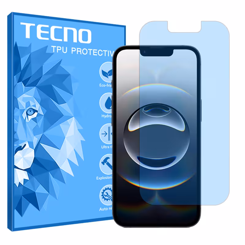 گلس اپل iPhone 16e مدل مات آنتی بلو برند تکنو کد S