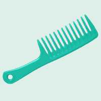 شانه دانه درشت پلاستیکی zibaru 