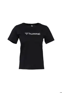تی شرت مشکی زنانه سیاه دوچرخه چاپی Pescara t shirt hummel