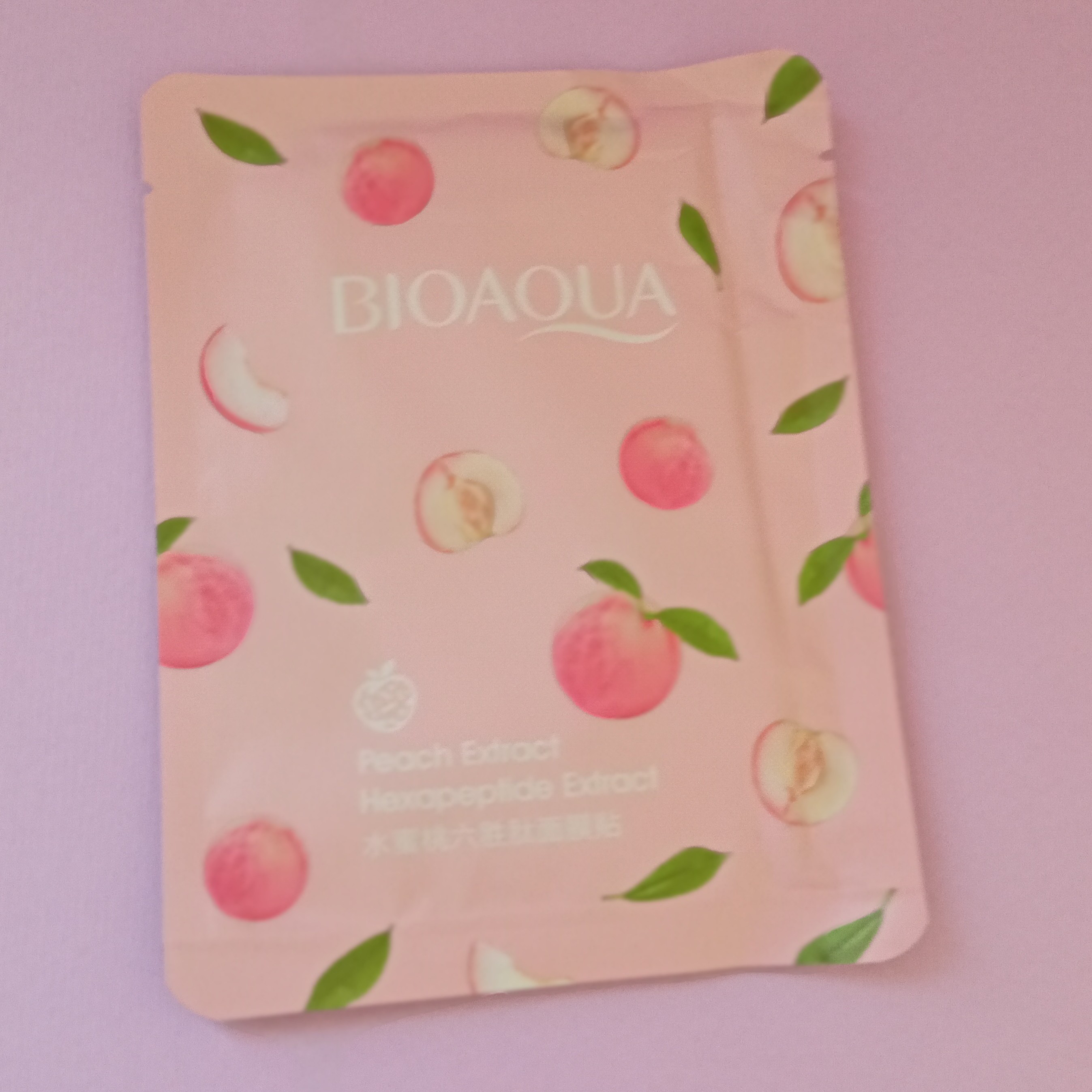 ماسک نقابی و ورقه ای صورت هلو بیوآکوا(ارزان کده )