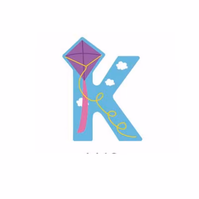 حروف K چوبی classic world 4413