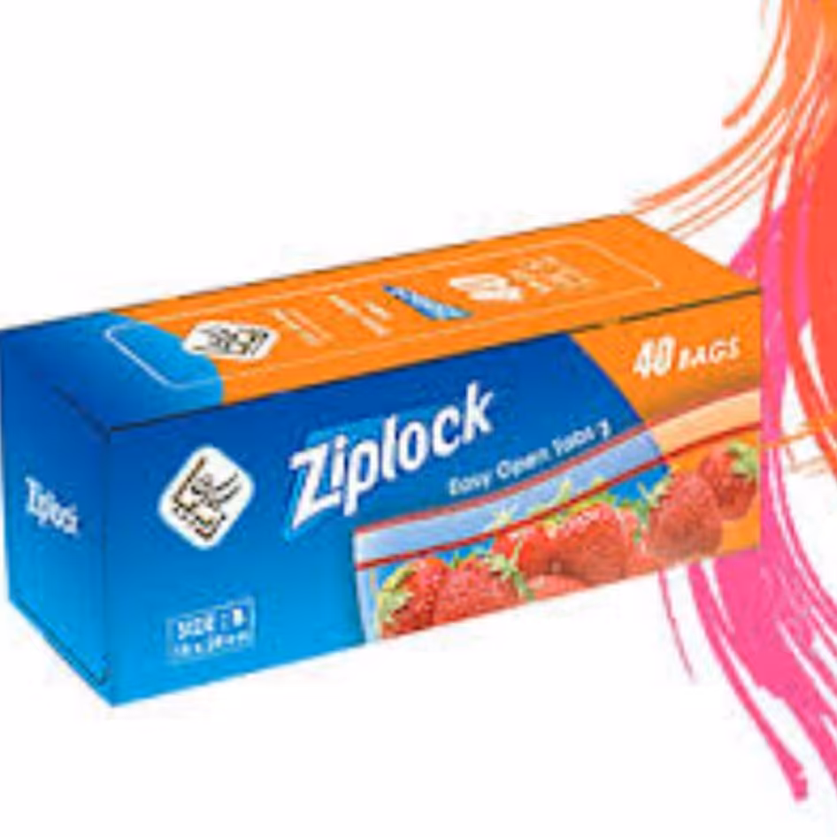 زیپ کیپ 18در 20 سانتی متر   .    40 عددی