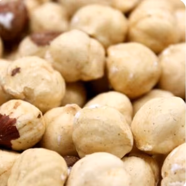 مغز فندق سفید بدون نمک تازه شکن ایرانی 450 گرمی