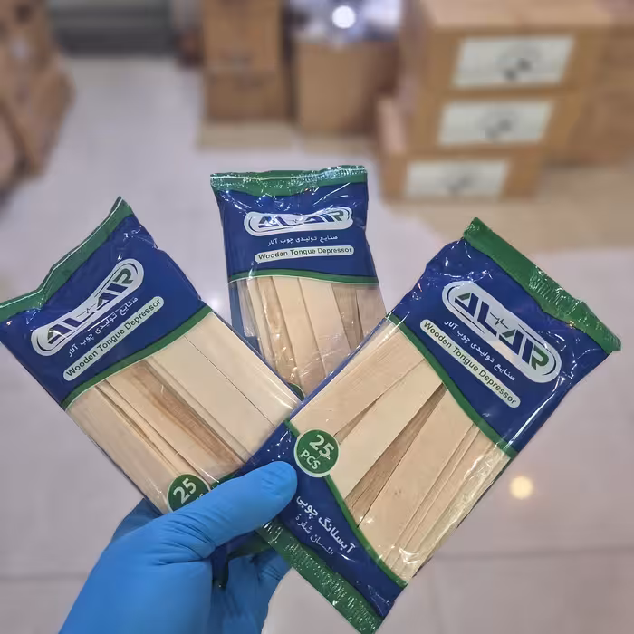 آبسلانگ آلار درجه یک بسته بندی 25 عددی چوبک چوب بستنی