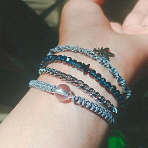 ست دستبند کارتیر و بافت