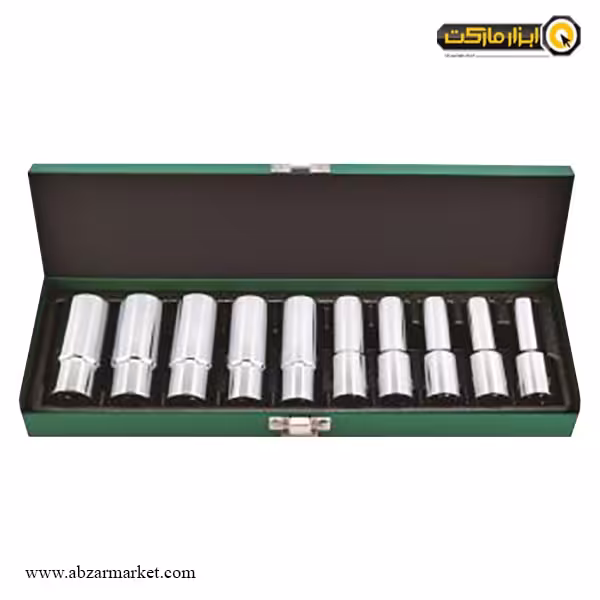 جعبه بکس تاپ تول 10 پارچه 1/2 اینچ مدل GAAD1011