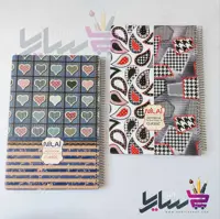دفتر 100 برگ رحلیA4 جلد سخت نیلای 