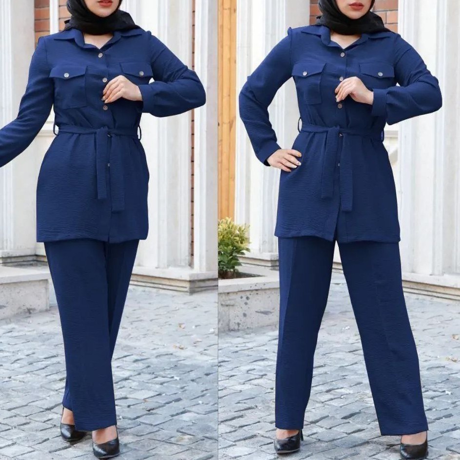 مانتو و شلوار ابرو بادی رنگ متنوع طبق ژورنال سایز 38 4 424446