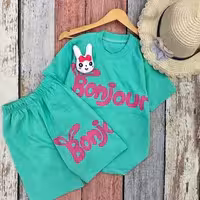 ست تیشرت شلوارک سوپر پنبه اعلا بن جور رنگی