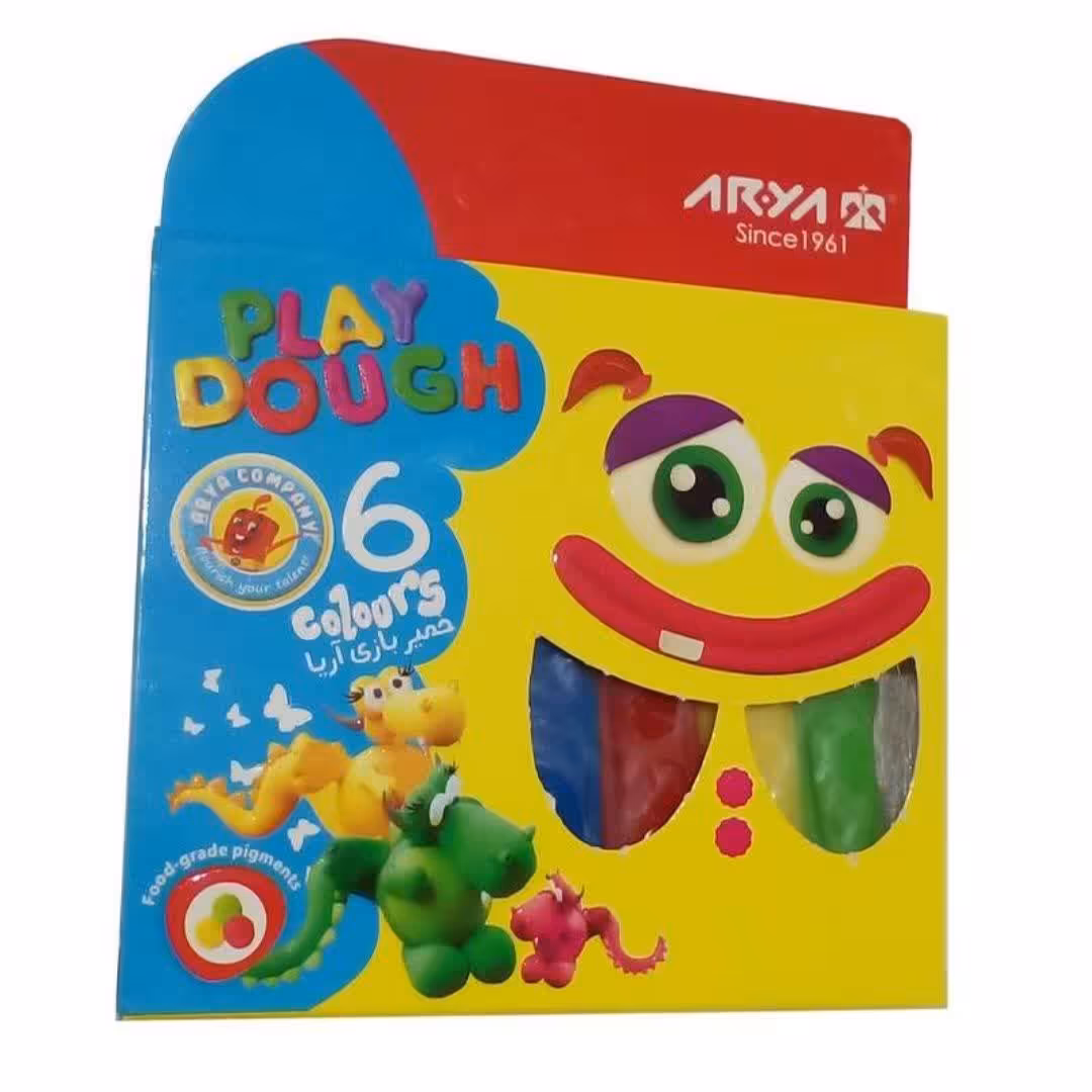 
خمیر بازی 6 رنگ آریا
