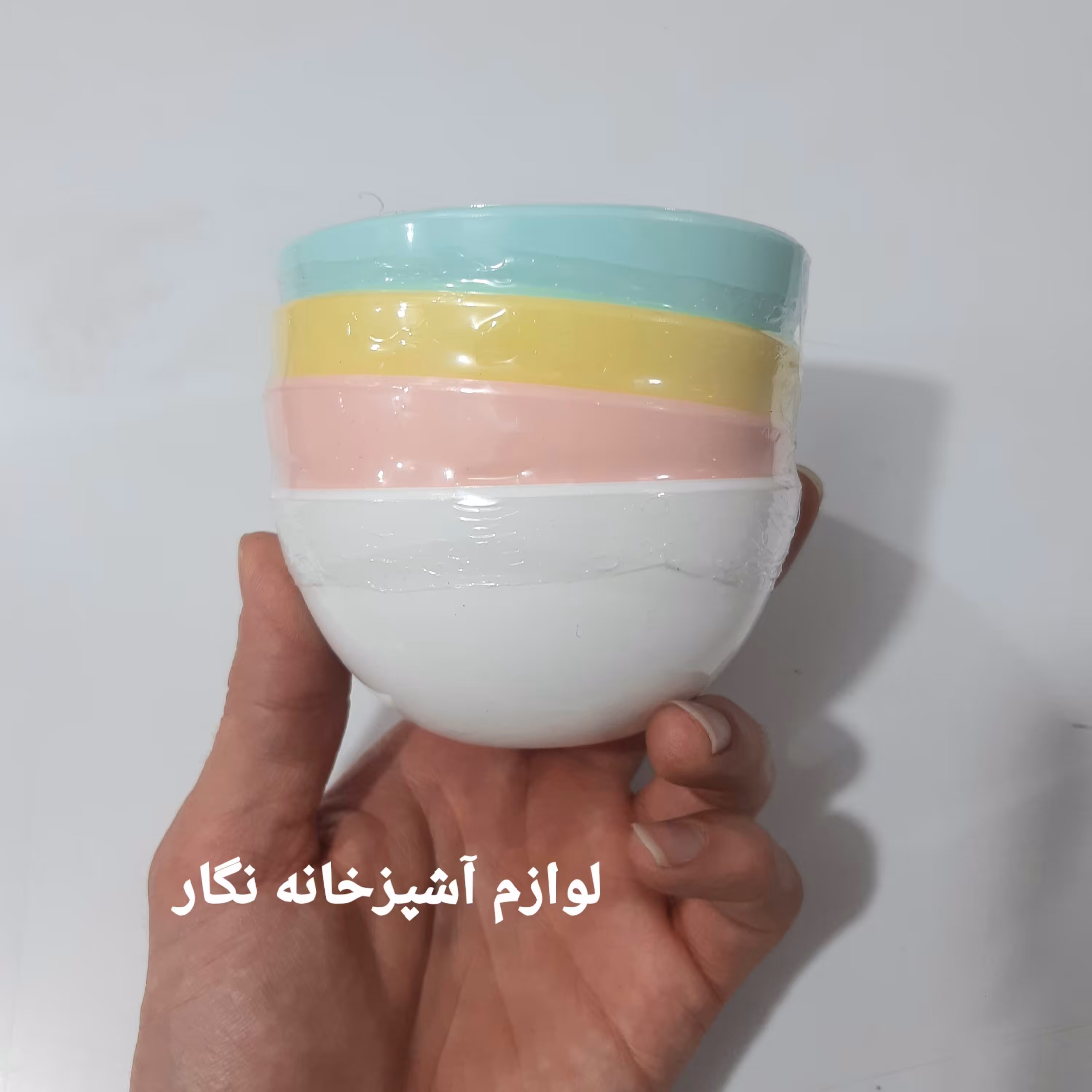 کاسه ماست خوری 4عددی سایز قطر 10cm ارتفاع 4.5cm مناسب هفت سین 