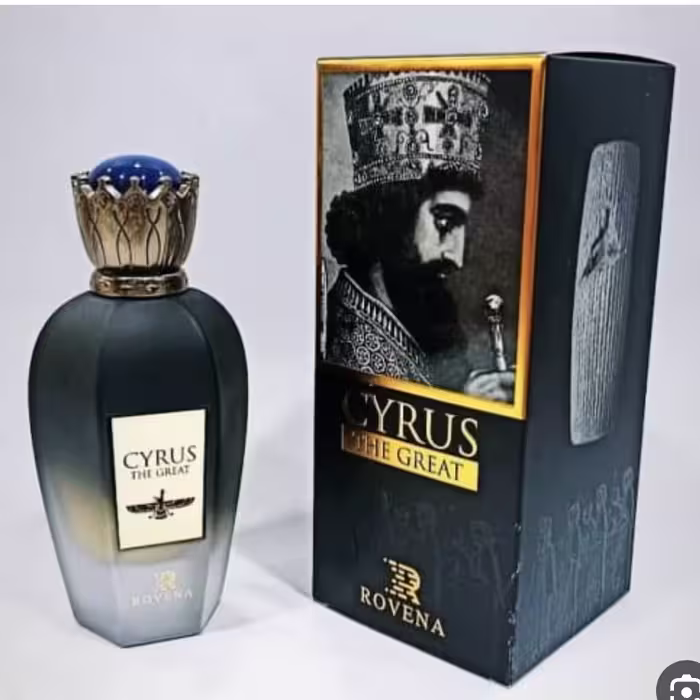 ادکلن کورش کبیر اصلی رایحه خنک وپخش بوی عالی 