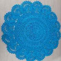 رومیزی قلاب بافی رومیزی بافتنی دستمال بوفه رومیزی طرح برجسته