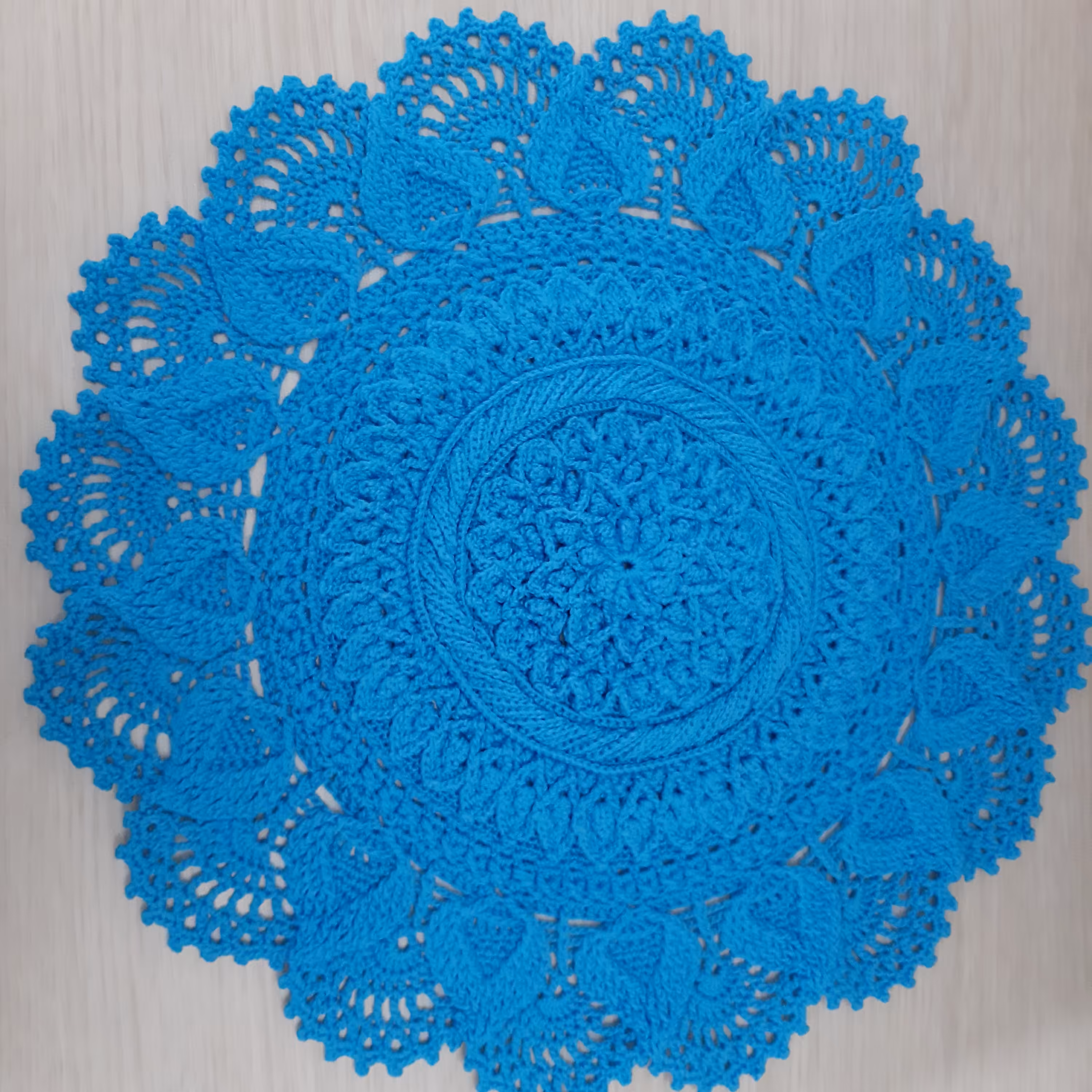 رومیزی قلاب بافی رومیزی بافتنی دستمال بوفه رومیزی طرح برجسته