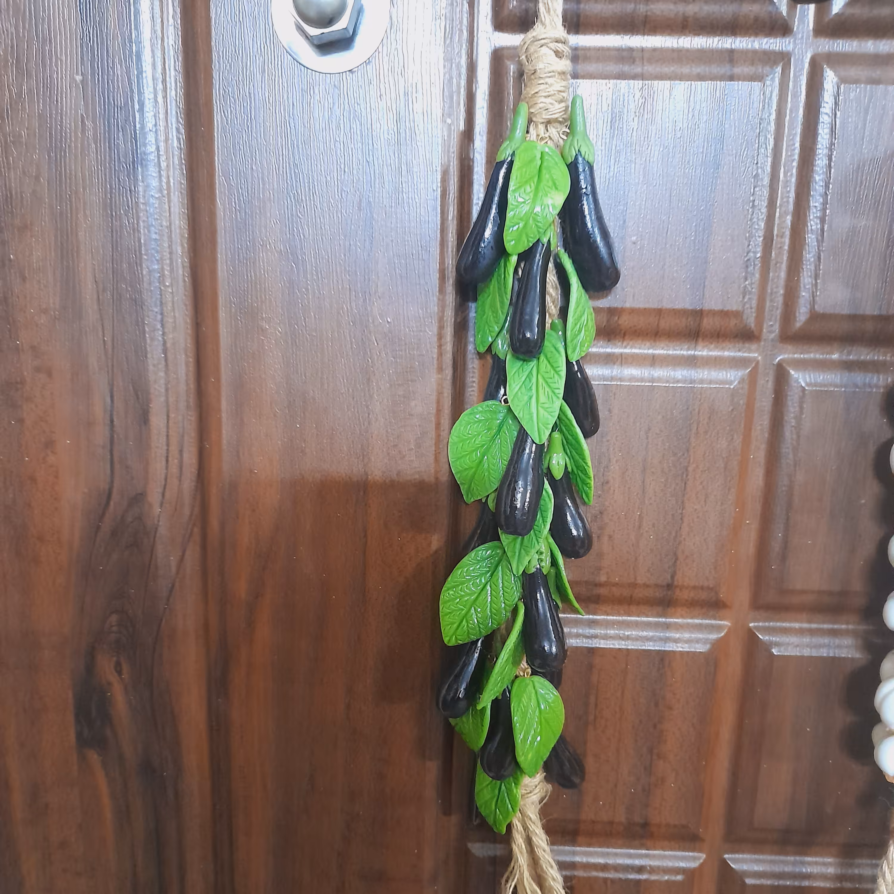 تزیینی بادمجان با خمیر برای آشپز خانه