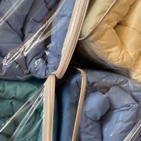 لحاف رنگی (همه رنگ )جنس کتان پنبه دو نفره با روبالش 