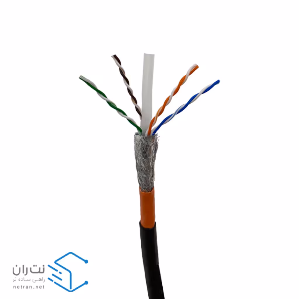 خرید کابل شبکه نگزنس Cat6 SFTP Outdoor 305 تست چنل درجه 2 تولید ایران | نت ران